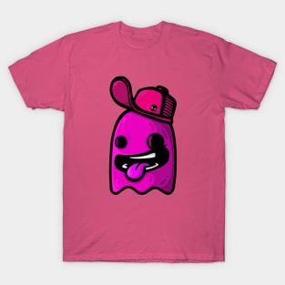 pink ghost with cap T-Shirt